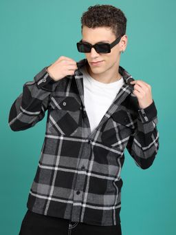 HIGHLANDER - Men Multi-Color Checks Shacket