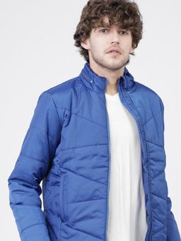 HIGHLANDER - Men Blue Solid Puffer Jacket