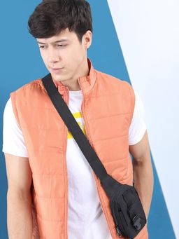 HIGHLANDER - Men Rust Solid Puffer Jacket