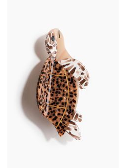 H&M - Women Beige Turtle-Shaped Hair Claw