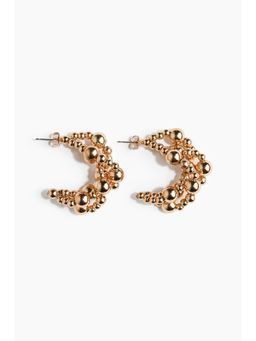 H&M - Women Gold Bubble Hoop Earrings