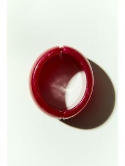 H&M - Women Red Chunky Hinged Bangle