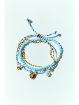 H&M - Women Blue 3-Pack Bracelets