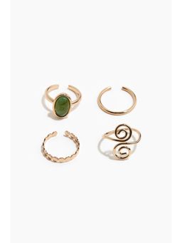H&M - Women Gold 4-Pack Toe Rings