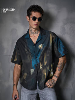 The Souled Store - Art Tales: Alleyway Men Oversized Shirt