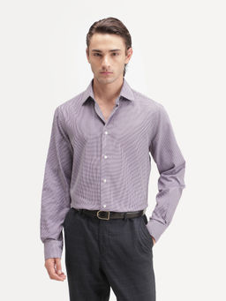 Rare Rabbit - Men'S Acvor Primary Red Polyester Blend Checked Shirt