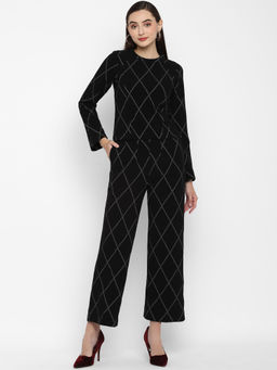 STADO - Black Woolen Co-Ord (Set of 2)