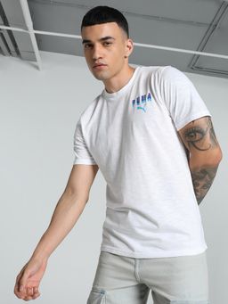 Puma - Built for This Training Mens White T-Shirt