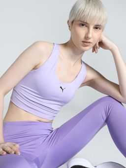 Puma - Longline Womens Purple Sports Bra