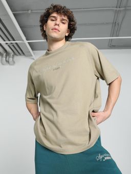 Puma - Classics Oversized Mens Beige T-Shirt