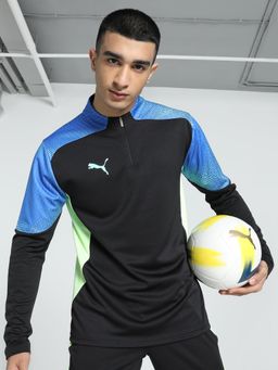 Puma - Individual Final Quarter Zip Top Mens Black T-Shirt