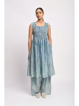 JAYATI GOENKA - Blue Striped Kurta with Pant
