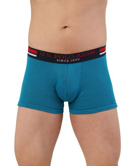 U.S. POLO ASSN. - Men Blue I641 Natural Cotton Trunks