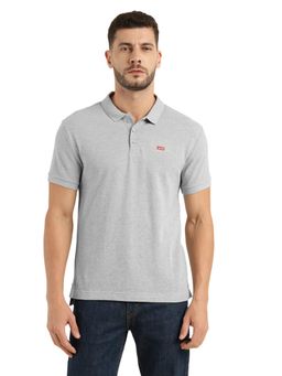 Levi's - Men Polo Solid T-Shirt-Grey