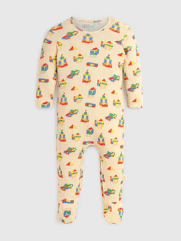Somersault - Master Builders Printed Cotton Sleepsuit