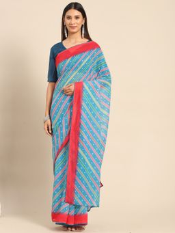 KALISTA - Women Embellished Saree with Unstitched Blouse