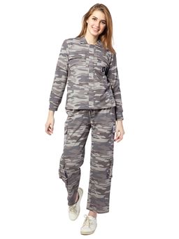 Juliet - Womens Camo Couture - Co-Ord Scs - 24000 Grey (Set of 2)