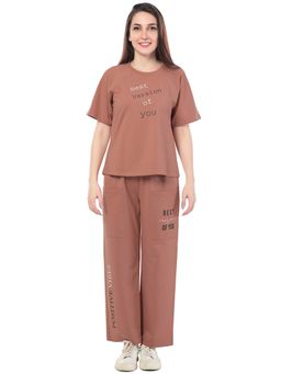 Juliet - Womens Rustic Charm - Co-Ord Scs - 24038 Brown (Set of 2)