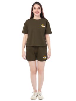 Juliet - Womens Olive Fun: Co-Ord Scs - 24040 Olive (Set of 2)