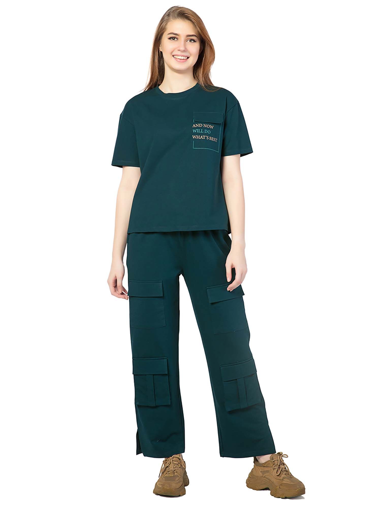 juliet Womens Do What’S Best - Co-Ord Scs - 24045 Teal (Set of 2)-picture-39