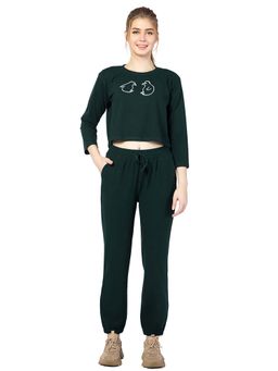 Juliet - Womens Penguin Pals - Co-Ord Scs - 24046 Bottle Green (Set of 2)