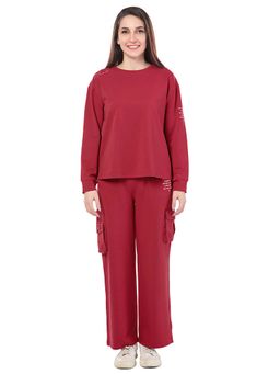 Juliet - Womens Cherry Pop - Co-Ord Scs - 24047 Red (Set of 2)