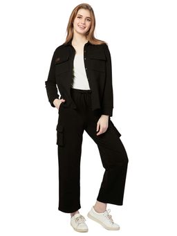 Juliet - Womens Captain Style - Co-Ord Scs - 24055 Black (Set of 2)