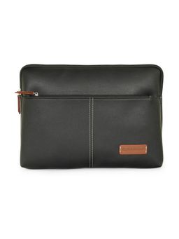 Giordano - Black Secure Slim Water-Resistant Vegan Leather 13-Inch Tablet & iPad Sleeve