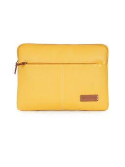 Giordano - Yellow Secure Slim Water-Resistant Vegan Leather 13-Inch Tablet, iPad Sleeve