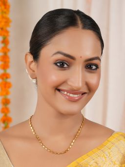 Smars Jewelry - Elegant Leaf Antique Gold Plain Chain