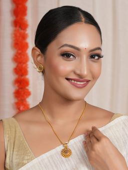 Smars Jewelry - Elegant Antique Gold Pendant Set