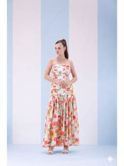 XAYA - Gladys Off Shoulder Maxi Dress