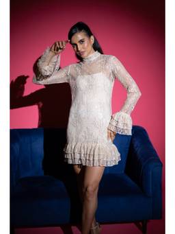 XAYA - Angelica Lace Mini Dress