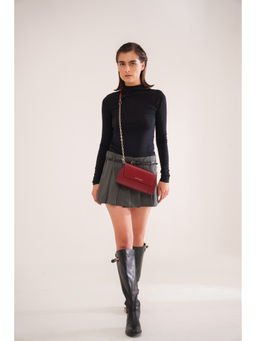 Kelby Huston - Nemy Clutch Sling Bag Maroon