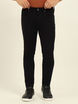 JadeBlue - Black Cotton Stretch Washed Slim Fit Jeans