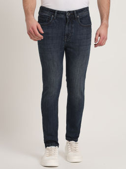 JadeBlue - Blue Cotton Blend Washed Jeans