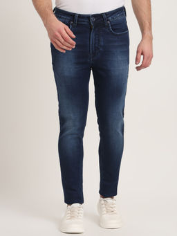 JadeBlue - Blue Cotton Stretch Washed Slim Fit Jeans