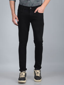 CRIMSOUNE CLUB - Men Black Jeans