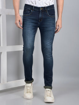 CRIMSOUNE CLUB - Men Blue Jeans