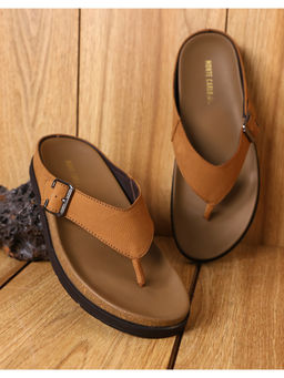 Monte Carlo - Men V Shape Tan Sandals