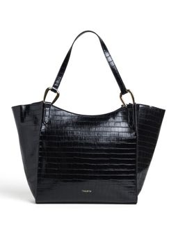 THESTO - Black Maven Extra Large Shoulder Bag Fit with 15.6 Inch Laptop