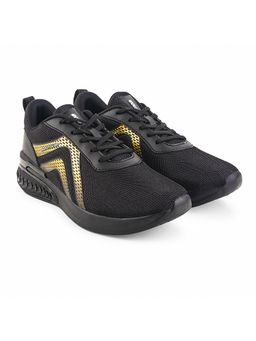 Campus - Hotline Black golden Men Running Shoes