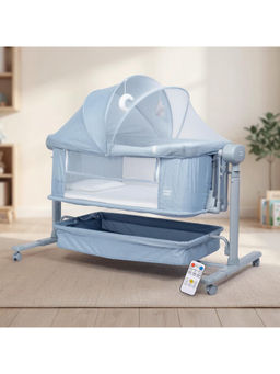 Mee Mee - Cloud Love Smart Automatic Baby Cradle with Cry Sensor, Auto Swing and Bluetooth