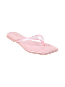 Metro - Womens Pink Flat ChappalsMetro Plain Pink Flats