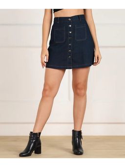 Codaisy PRO - Women Blue Western Denim Skirt