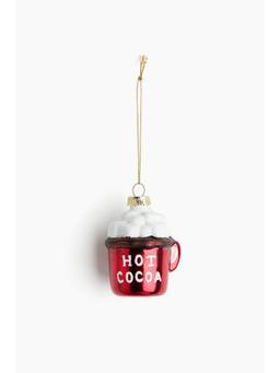 H&M - Red Glass Christmas Decoration