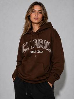 MIXT by Nykaa Fashion - Typography Print Hooded Sweatshirt