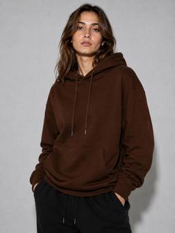 MIXT by Nykaa Fashion - Brown Fleece Women Sweatshirt