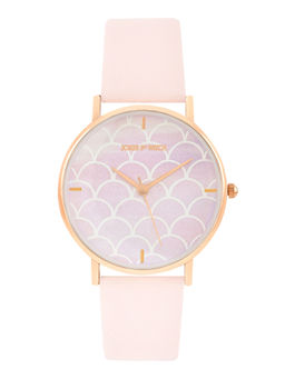 Joker and Witch - Joker & Witch Dreamy Pastel Pink Pu Strap Watch
