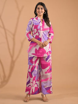 Readiprint - Multi-Color Printed Tunic and Palazzo (Set of 2)